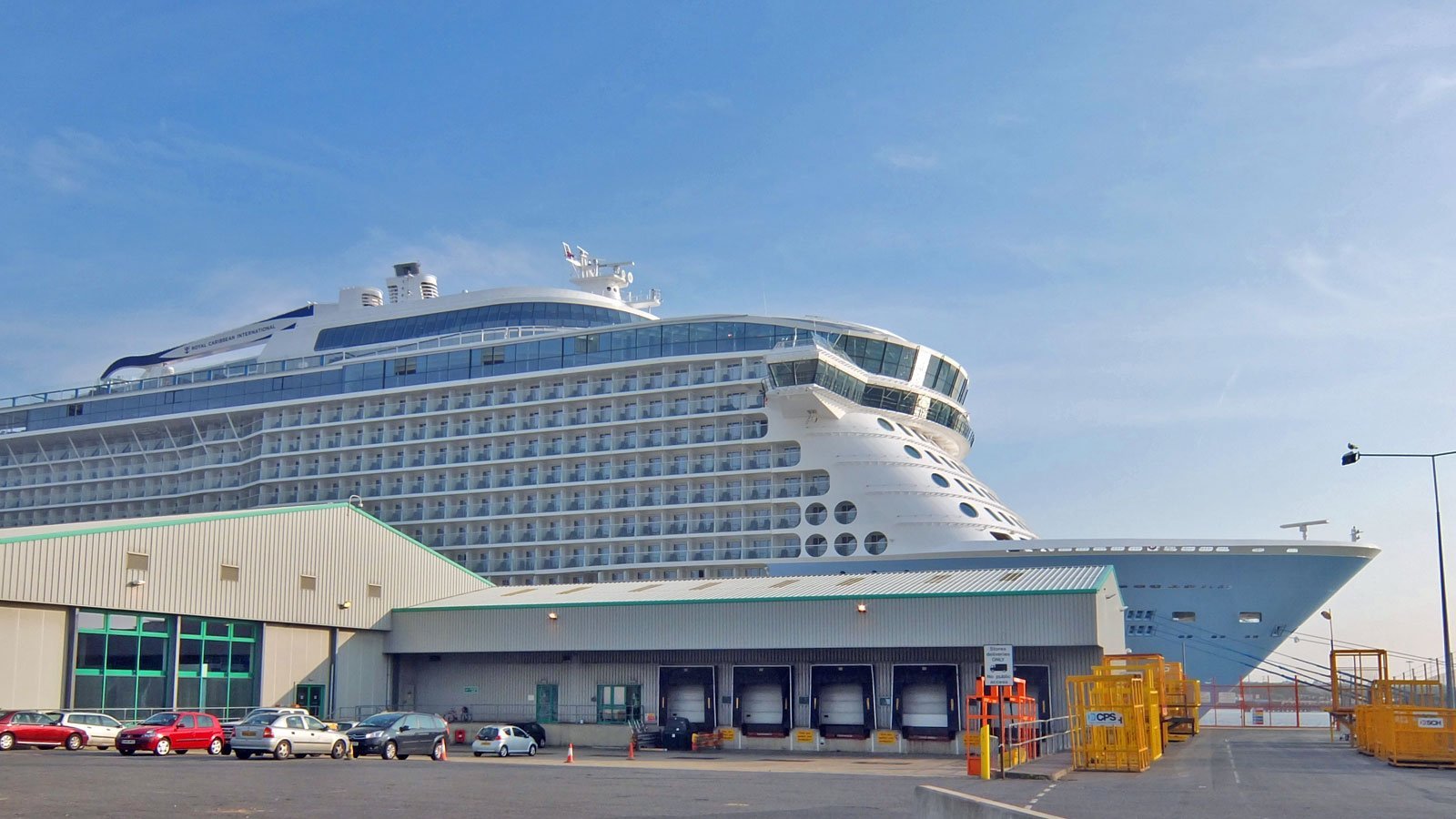 The Anthem of the Seas cruise ship can carry more than 4,000 passengers and has a crew of about 1,600.