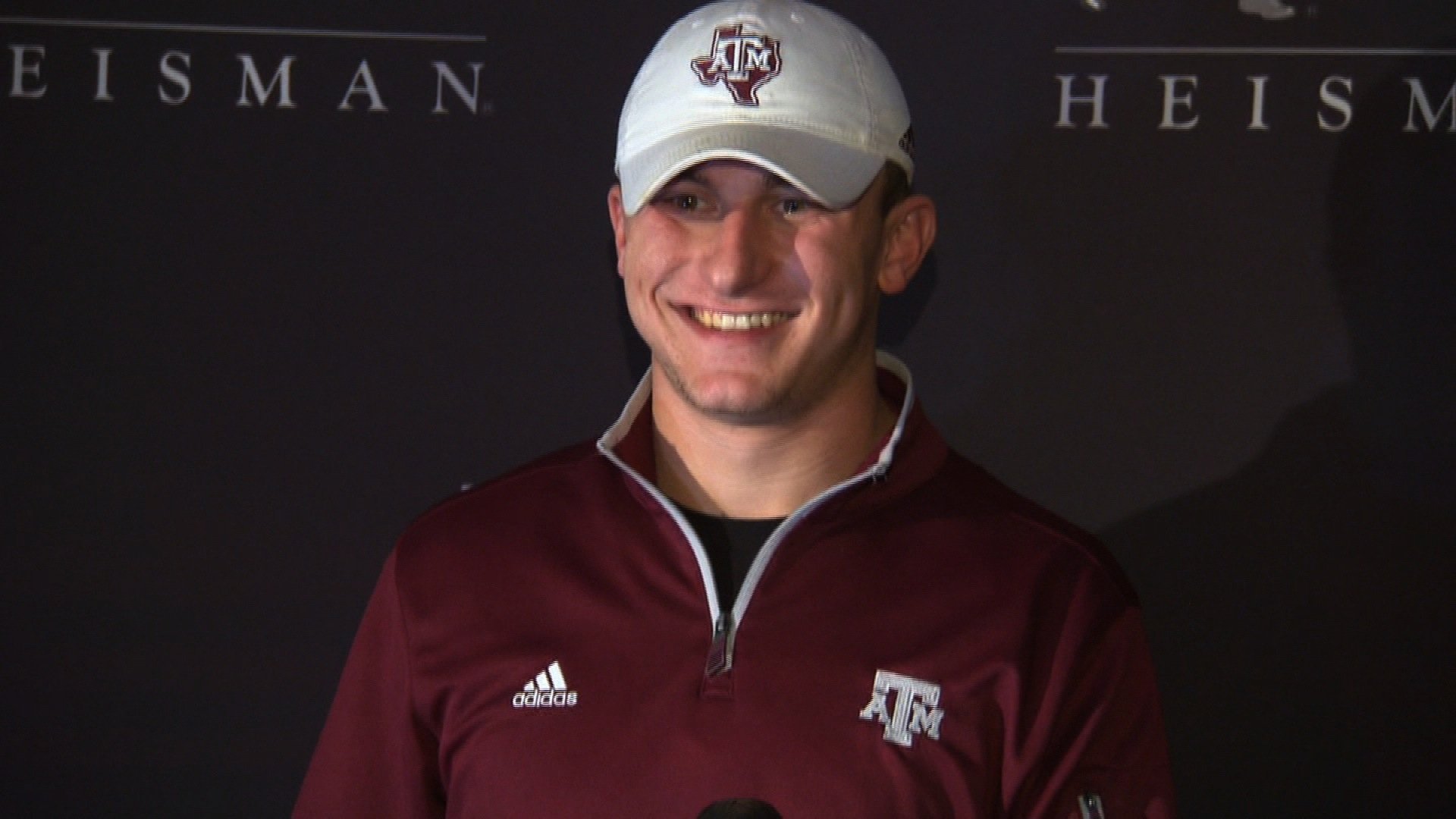 Dallas police said Thursday they have referred NFL quarterback Johnny Manziel's case to the district attorney as a misdemeanor assault/domestic violence allegation.

File- Johnny Manziel at the 2013 Heisman trophy media avail in New York.