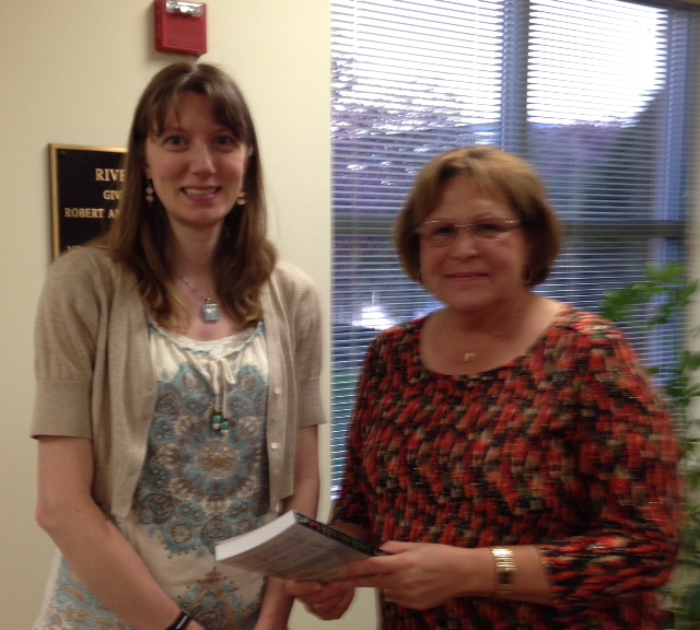 Jayme Stonbraker (on left), new director of Shaw Public Library, with local author Judy Davis. (Provided photo)