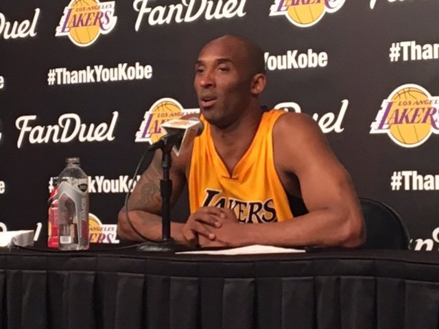 Kobe's last press conference .