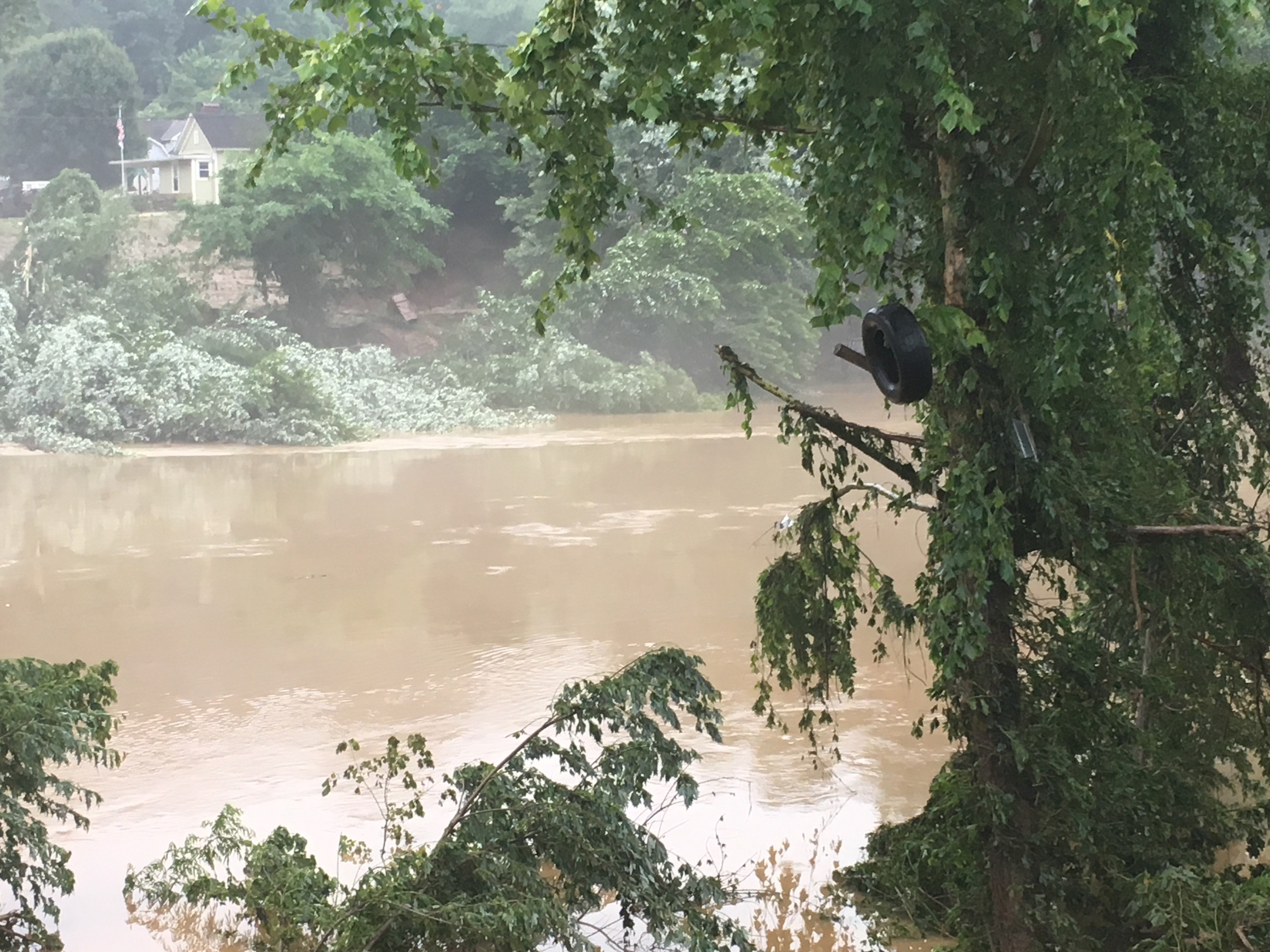 Massive floods sent raging waters across West Virginia, killing at least 26 people and leaving hundreds stranded, officials said. Forty-four counties declared a state of emergency Thursday night, primarily in the southeastern part of West Virginia. Elkview, Clendenin and Frame have been hit the hardest by the flooding, officials said.