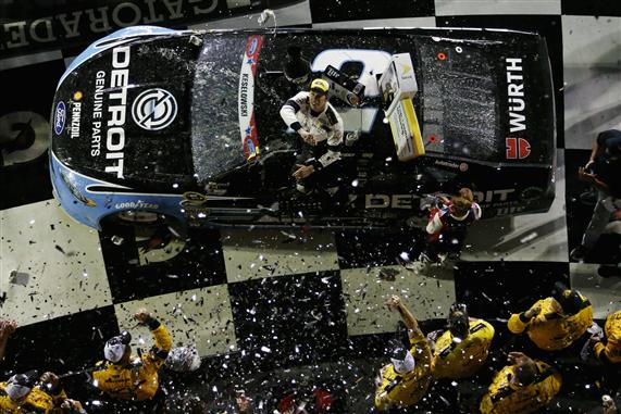Add another win to Keselowski's list for the Chase, the first he achieved at Daytona, and the 100th overall for Penske Racing in Cup competition.