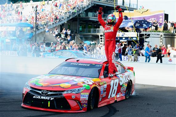 Kyle Busch dominated Indy on one of the more emotional weekends NASCAR has experienced all year.