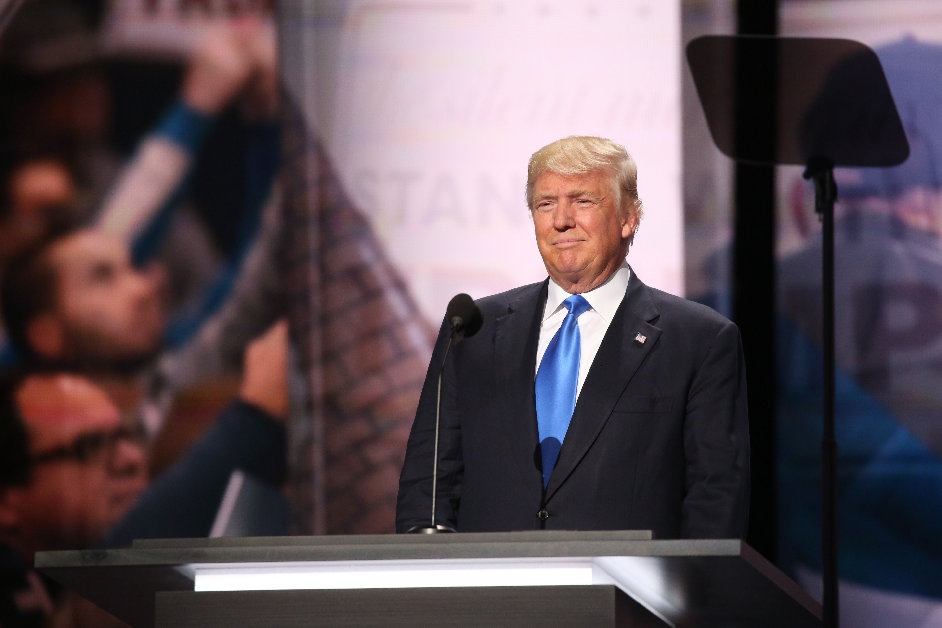 Donald Trump speaks at the Republican National Convention on July 18, 2016.