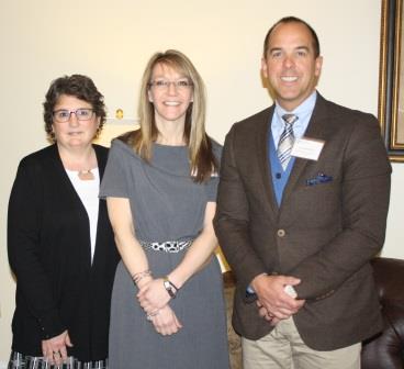 Shown from left are representatives from Clearfield Bank & Trust, Assistant Vice President and Clearfield Office Manager Cookie Jacobson, DuBois Office Manager Pam Walsh and President and Chief Executive Officer Michael J. Bibak. (Provided photo)