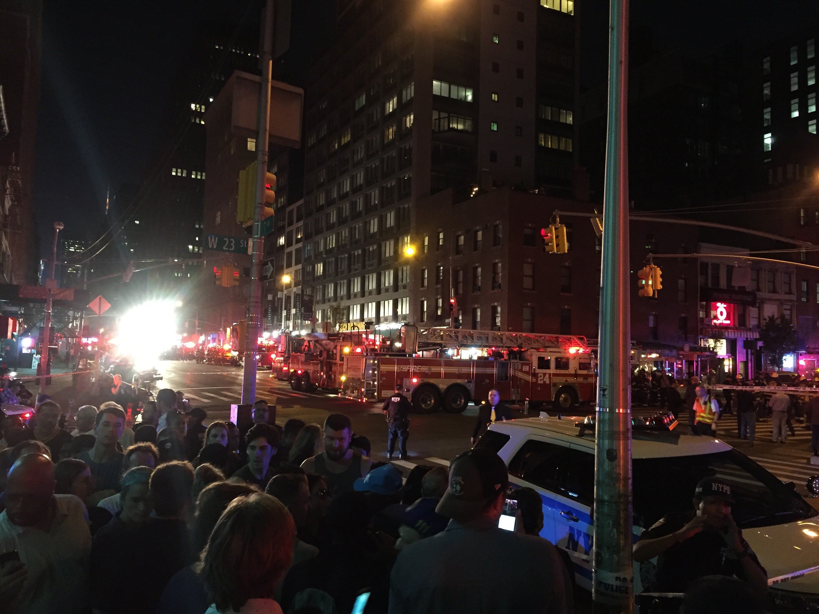 An explosion in the Chelsea neighborhood of New York on Saturday, September 17, 2016