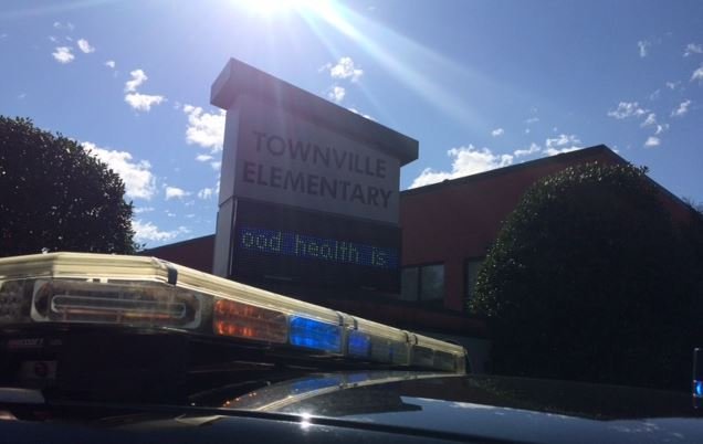 **Embargo: Greenville, SC**

Two children and a teacher were shot by a gunman at an elementary school in Townville, South Carolina, an official with Anderson County Emergency Services told reporters Wednesday afternoon.