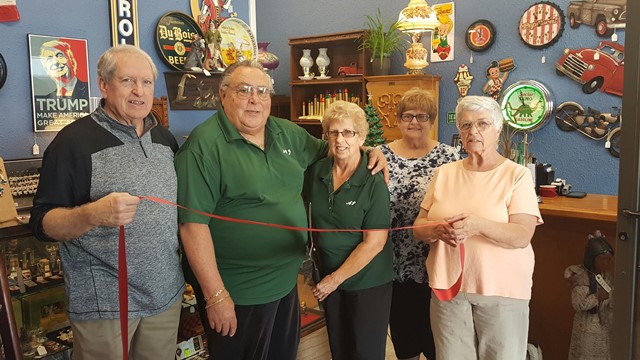 Pictured are Mike Terry; owners Arthur and Pat Pilatsky; Nancy Terry; and Susie Gors. (Provided photo)