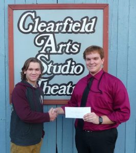 Pictured from left are Richie Shaffer and Mason Strouse, CAST Board treasurer.  (Provided photo)