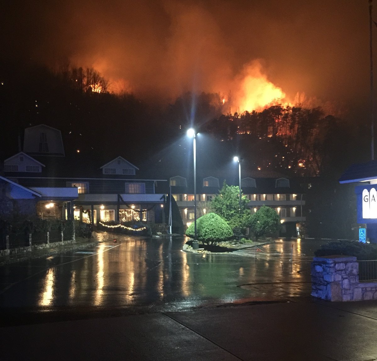 Thousands of residents and visitors have been evacuated from Sevier County after dangerous wildfires spread rapidly through Gatlinburg and Pigeon Forge overnight.