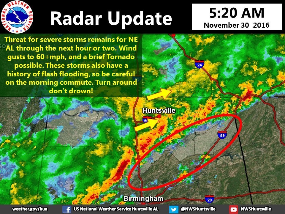 Early Wednesday, November 30, 2016 morning, a tornado ripped through Jackson County, which is located in the northeastern tip of Alabama, and touched down shortly after midnight killing three people and injuring multiple others.