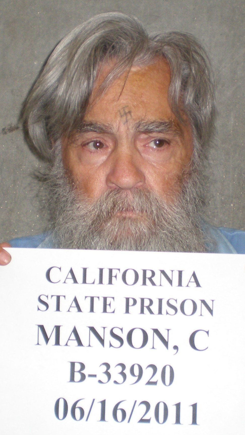 Charles Manson, the cult leader whose followers committed heinous murders that shocked the nation almost a half century ago, has been hospitalized, the Los Angeles Times and TMZ reported on Tuesday.

File-The California Department of Corrections and Rehabilitation released photos of infamous inmate Charles Manson. The photos were taken at the state prison in Corcoran, California, on June 16, 2011.