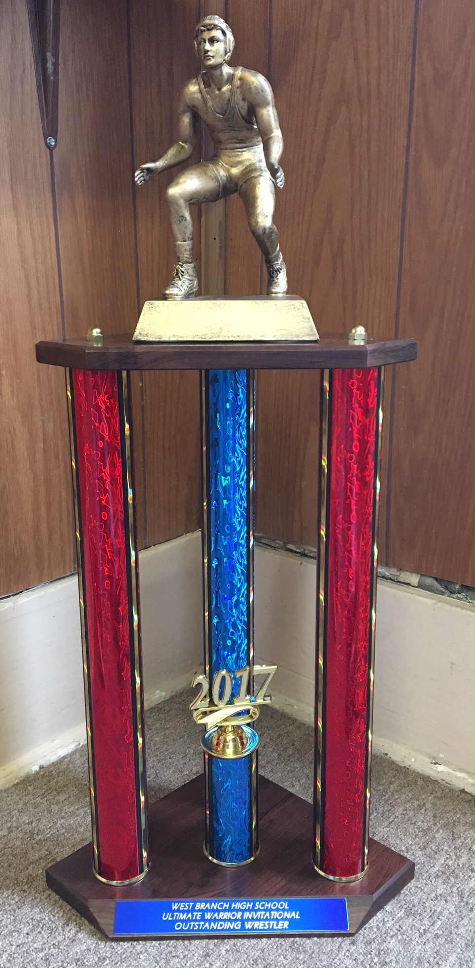 The top wrestlers will be vying for this OW trophy