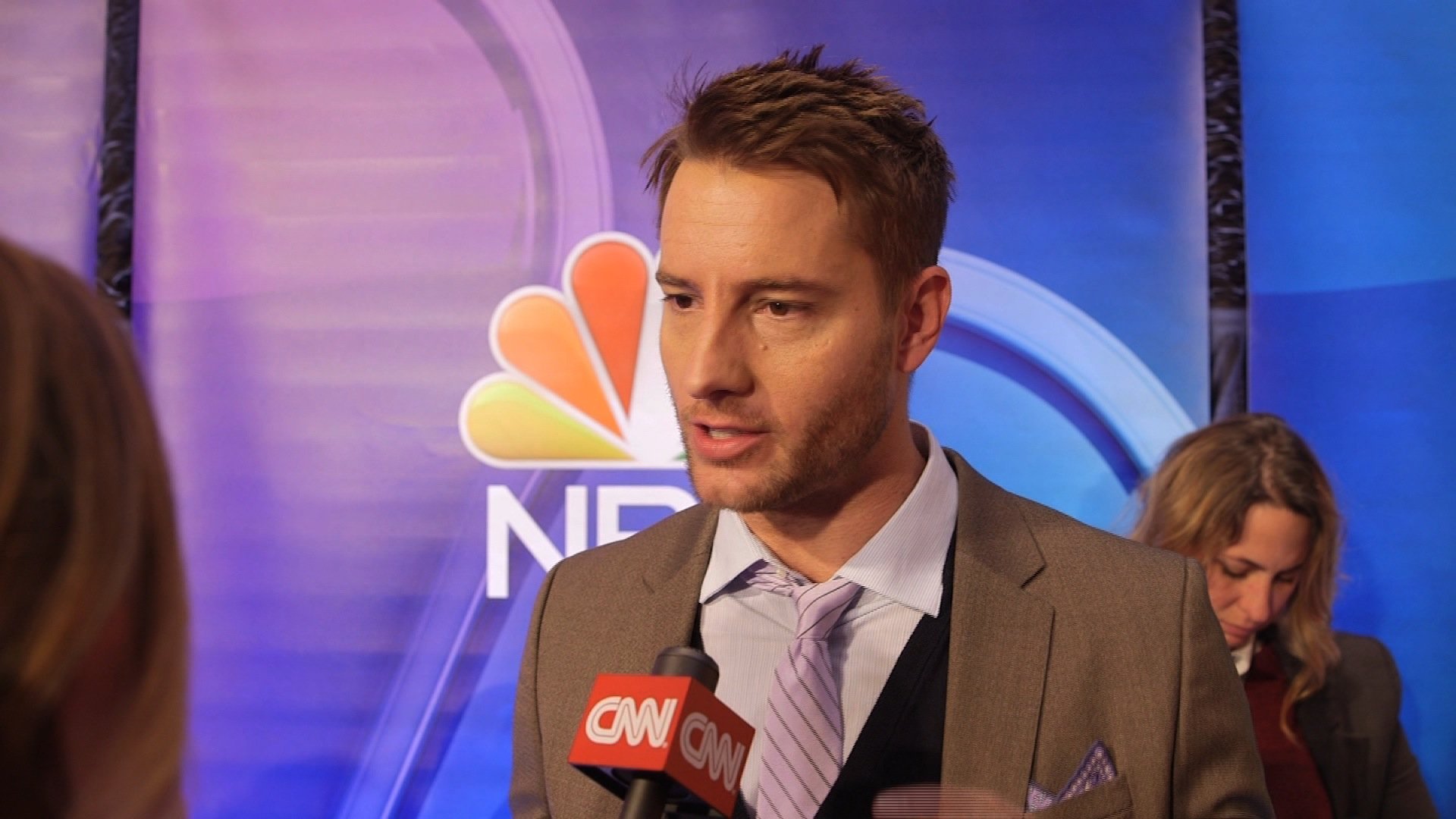 "This is Us" star Justin Hartley speaks to CNN on March 2, 2017.