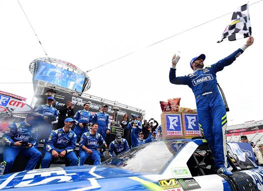 A day late, Jimmie Johnson got his second win of 2017.