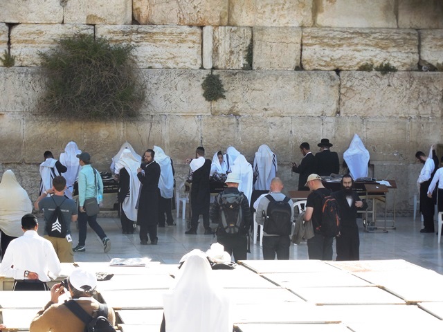 Shown is the Wailing Wall.  (Photo by Wendy Brion)