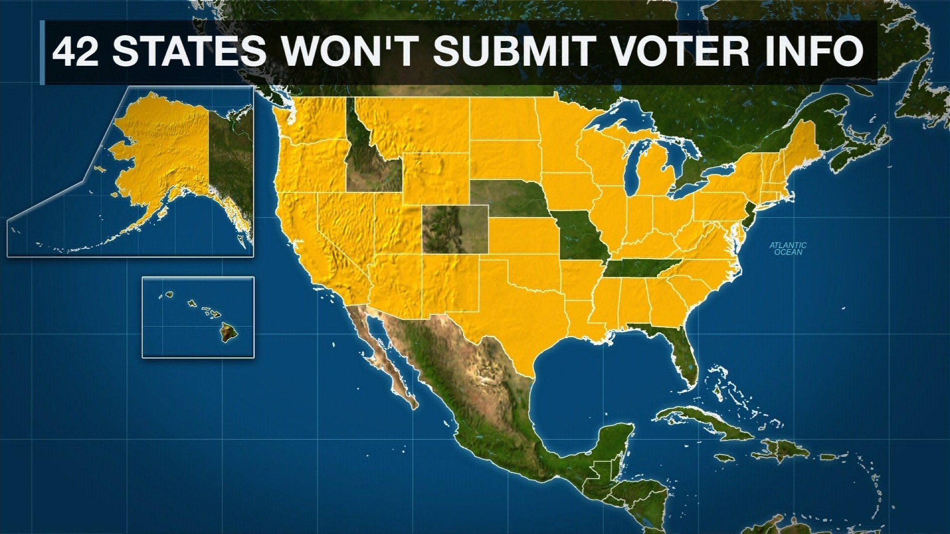 Forty-one states have defied the Trump administration's request for private voter information, according to a CNN inquiry to all 50 states.