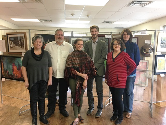 Pictured, from left, are SRACC representatives with the show judges, Loretta Wagner, Gary Holt, Catherine Danae (judge), Ryan Haggerty (judge), Dottie Spera and Jacqueline Zitzelberger. (Provided photo)