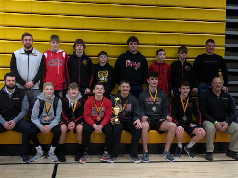 Front Row (L to R): Coach Danver, Karson Kline, Luke Freeland, Mark McGonigal, Nick Domico, Oliver Billotte, Nolan Barr, Coach Domico.

Back Row (L to R): Coach Funk, Micah Climie, Corbin Turner, Evan Davis, Josh Steele, Wyatt Reorda, Patrick Knepp, Coach Billotte.