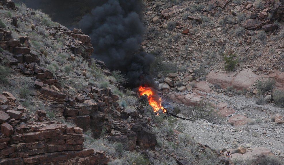 Multiple dead after a helicopter crash in the Grand Canyon.