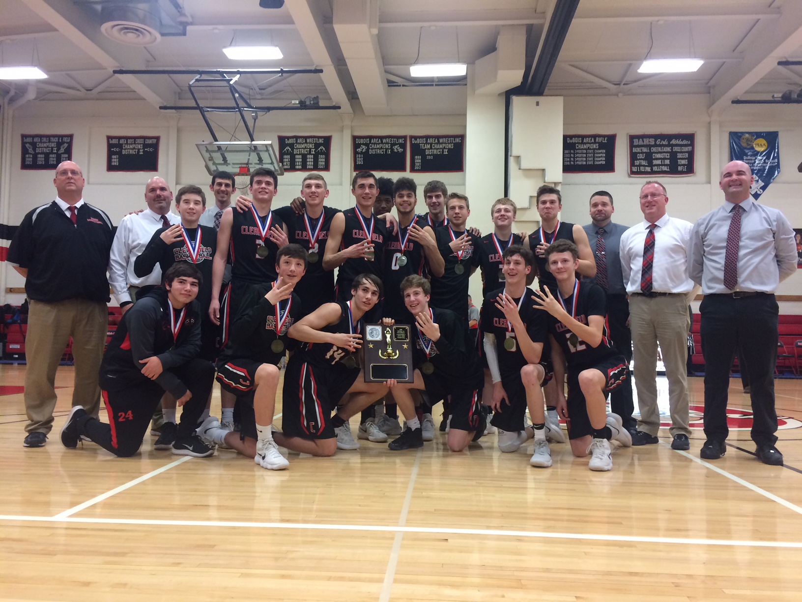4-time District 9 Champions (Photo by Eve Siegel)