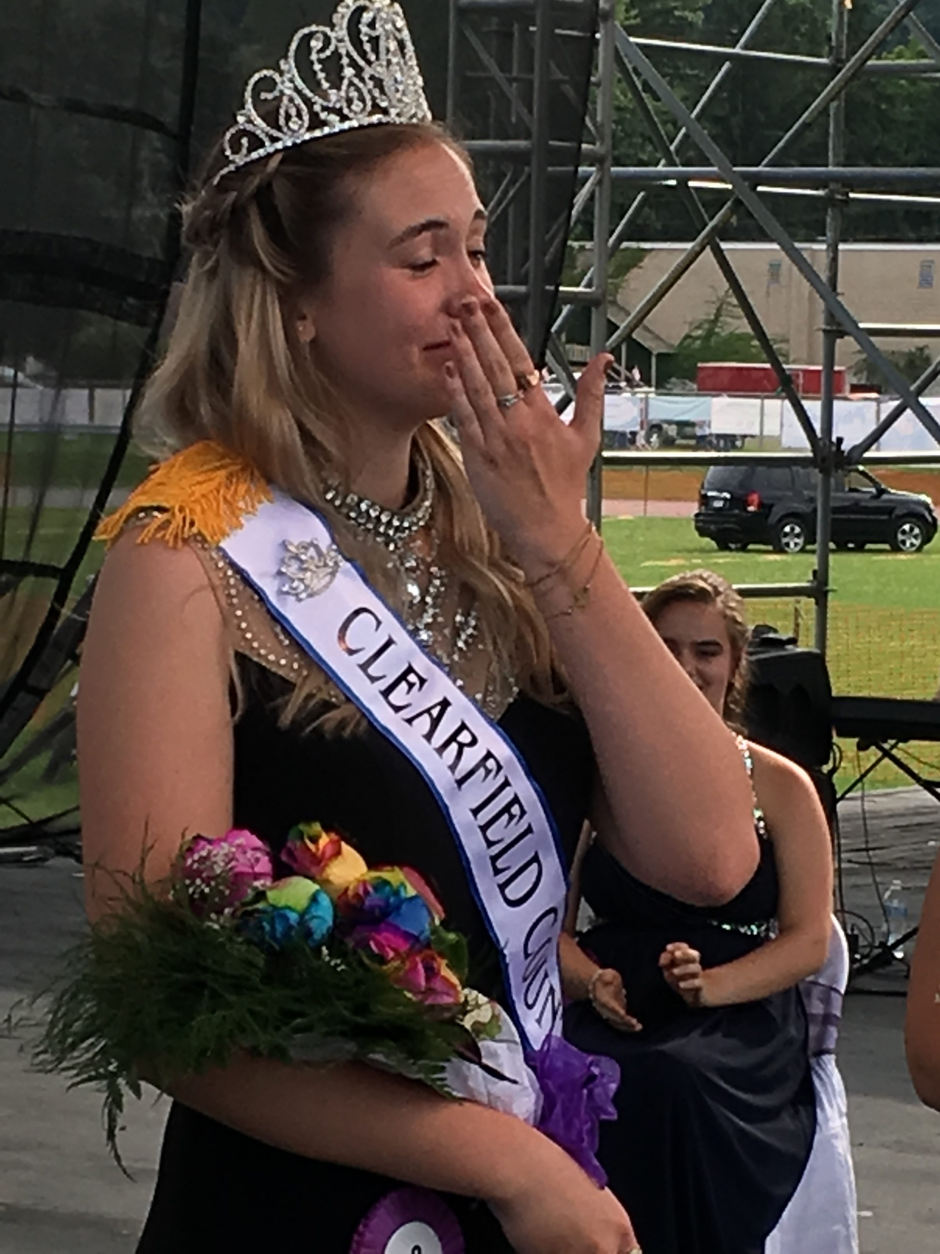 Clearfield County Fair Queen Jayna Vicary (Photo by GANT News Editor Jessica Shirey)