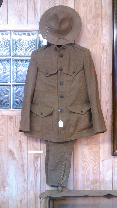 A World War I uniform is on display at the Philipsburg Historical Foundation Museum. (Provided photo)