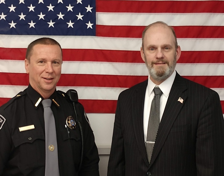 Pictured are Sheriff Mike Churner and District Attorney William A. Shaw Jr. (Provided photo)