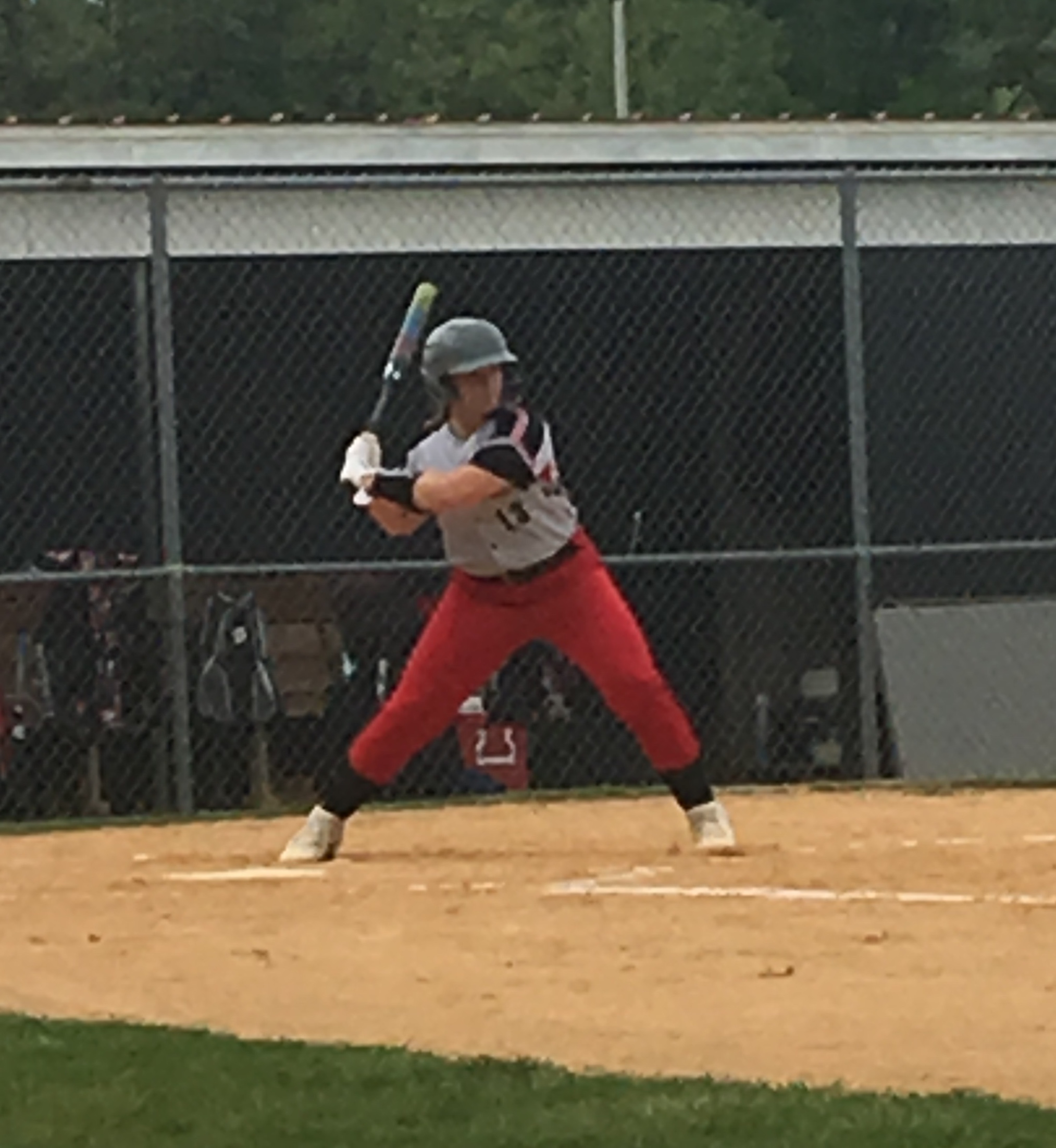 Freshman Olivia Bender had three hits and two RBIs (Photo by Eve Siegel)