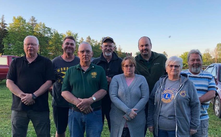 Pictured, in front, are Second Vice President John Bunnell and Director Jim Bennett, two years; Vice President Stephanie Johnson; and Secretary Phyllis Turns. In the back are Lions Tamer Tucker Bell; Treasurer Kirk Thorp; President Scott Bennett; and Tail Twister Dave Turns. Missing from the picture are Third Vice President Gary Verrelli and Directors Linda Henry and Dan Dimmick, both one year. (Provided photo)