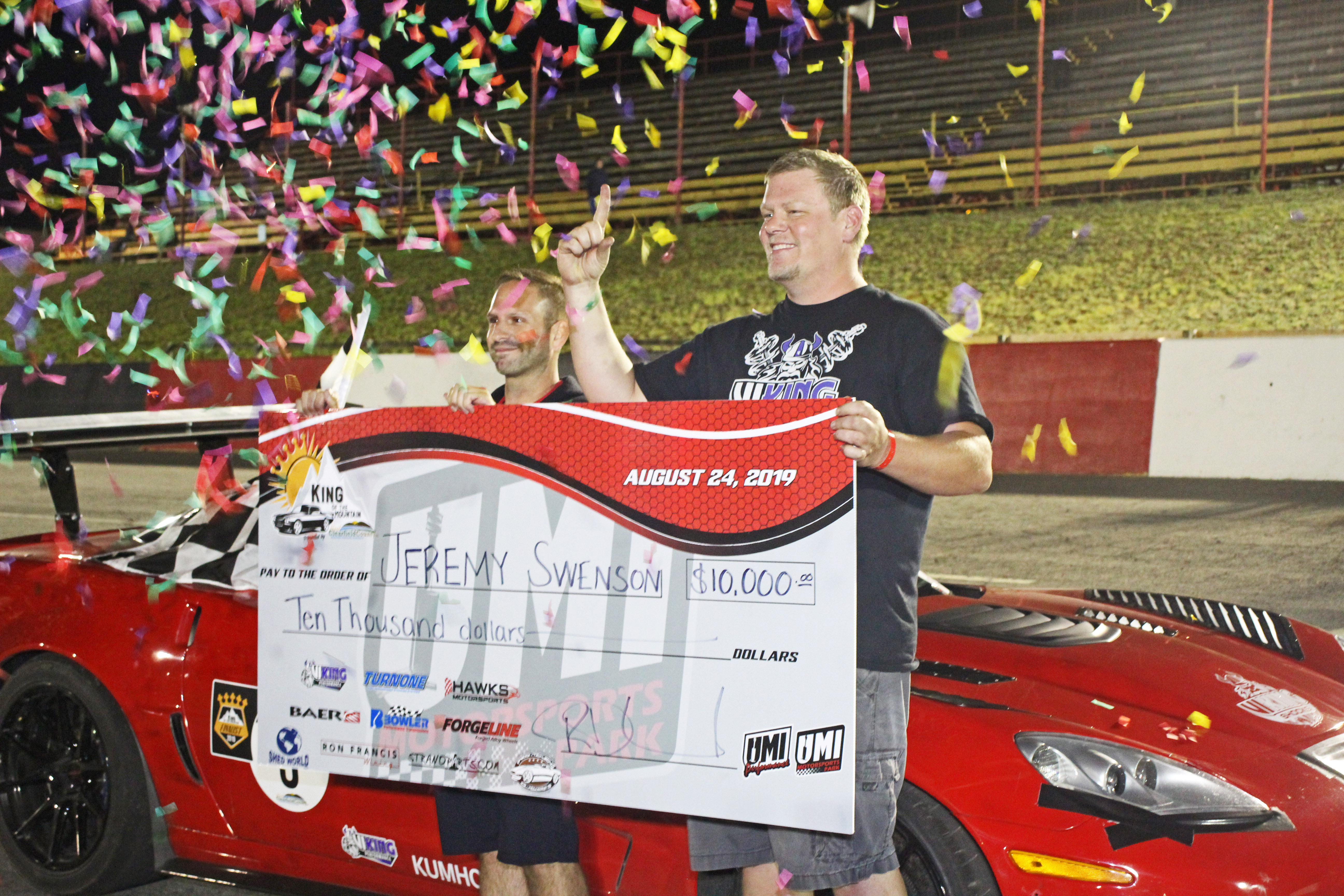 Jeremy Swenson was the big winner of the first-ever King of the Mountain Shootout. (Photo by Dustin Parks)