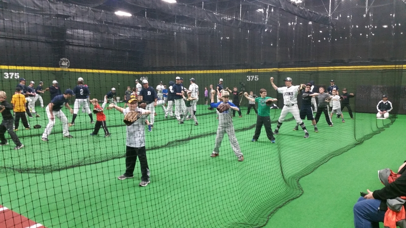 A previous baseball clinic held by the Penn State DuBois baseball team at the former Baseball Bank.  The City of DuBois announced on Monday that the facility will reopen this Thursday under the new name On Deck Sports. (Provided photo)