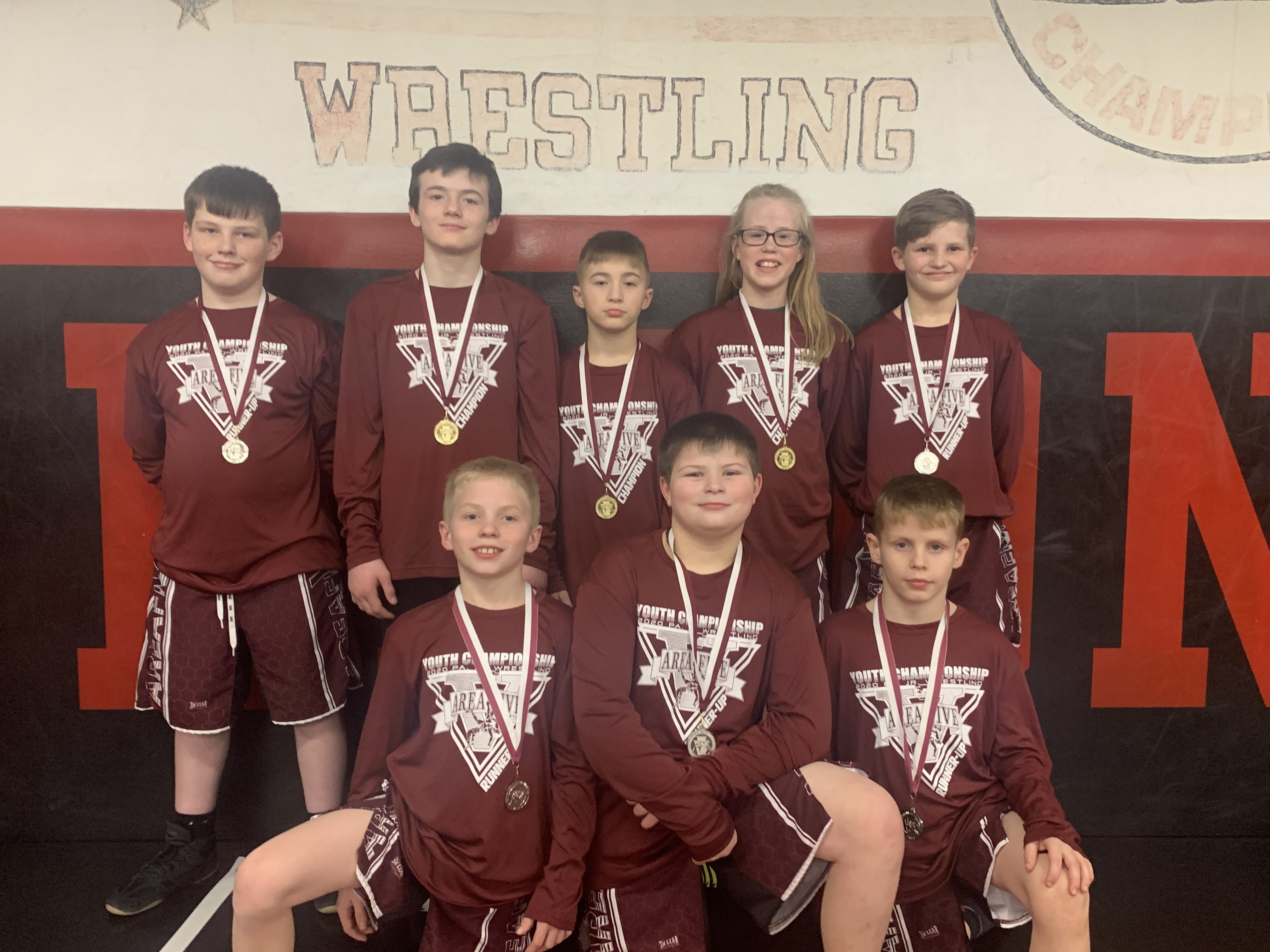 Picture L-R front row- Bo Aveni, Brayden Wills, Mathew Rowles. Back- Hunter Ressler, Brady Collins, Colton Ryan, Sonny Diehl, and Colton Bumbarger.