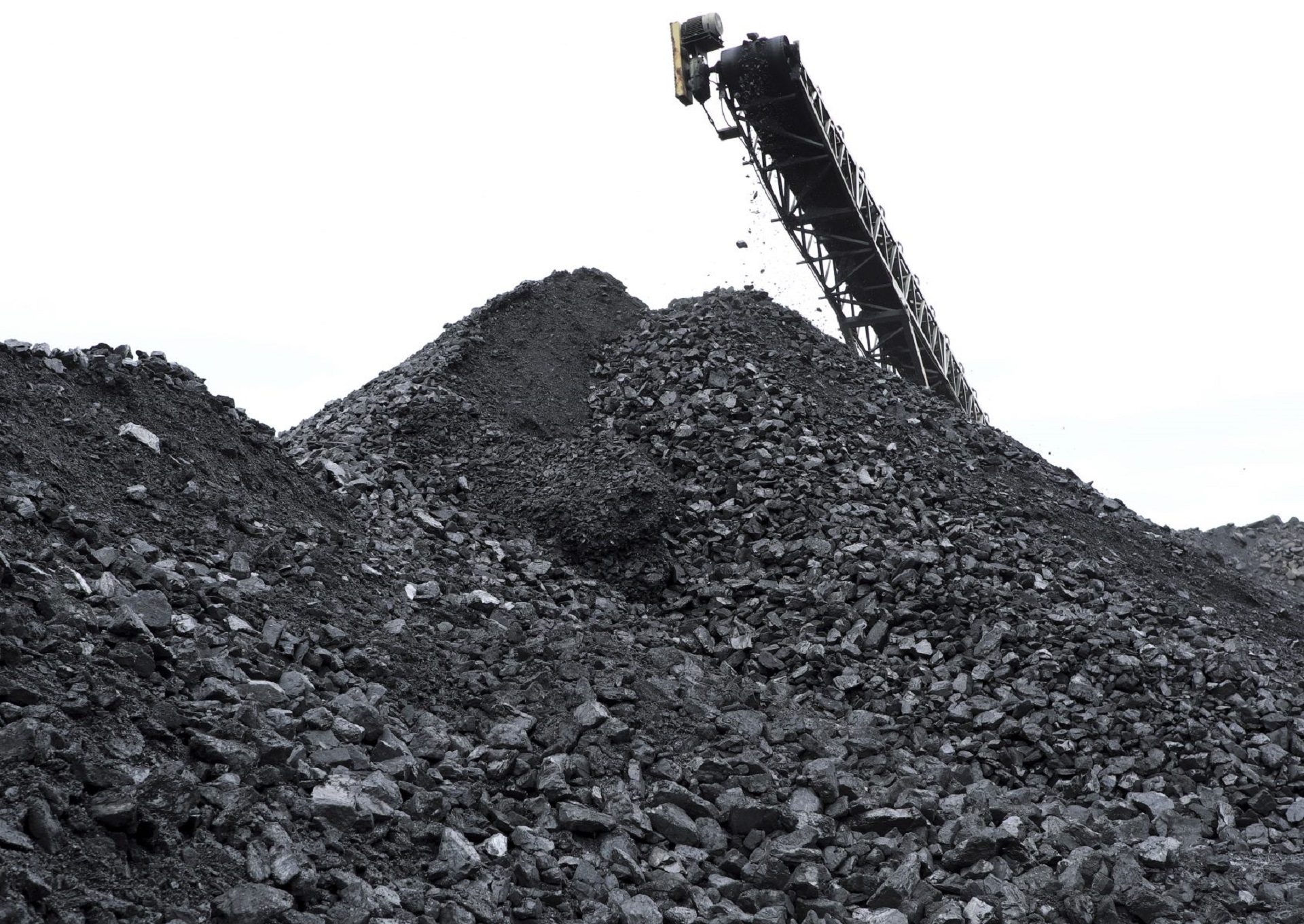 Coal is piled up at the the Blaschak Coal Corporation pit mine Dec. 4, 2018, in Mount Carmel, Pennsylvania.

Matt Smith / Keystone Crossroads