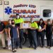 Pictured, from left to right, are: Deputy Director Joshua McMinns, Paramedic Dave Mulhollem, EMT Neil Bloom, Director of Compliance and Education Dawn Buck and Paramedic Janet Anderson. (Provided photo)