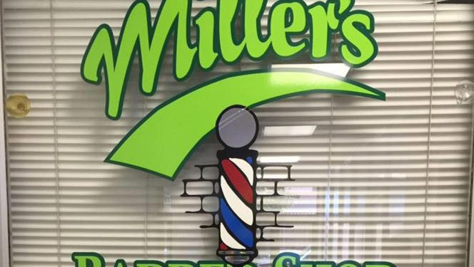 Photo is courtesy of Miller's Barber Shop Facebook page.