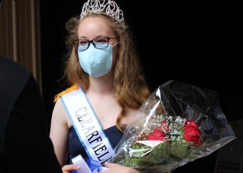 Sarah Swope, 17, of Luthersburg was crowned Clearfield County Fair Queen on Sunday during the 32nd annual competition on the David H. Litz Grove Stage. (Photo by GANT News Editor Jessica R. Shirey)