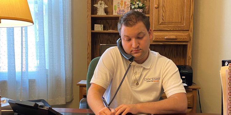 Penn State DuBois alumnus Adam Snyder has found a calling in serving Catholic churches by helping with their communications needs. (Provided photo)