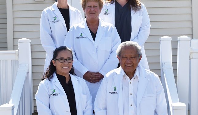 Susquehanna Wellness Clinic team members, (front from left to right) Jamie Bush, CRNP, Dr. Baltazar Corcino, M.D., (middle) Linda Young, LPN and (back) Megan Patrick, RN, RD, LDN, Practice Manager and Laura Nearhood, RN. (Provided photo)