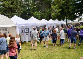 Pictured are attendees at the 2019 Art in the Wilds juried fine art and fine craft show. Art in the Wilds is one of the recipients of the Pennsylvania Partners in the Arts funding. (Provided photo)