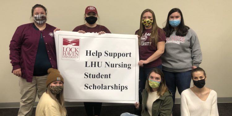 LHU Nursing – Shown are LHU nursing students. Front row, from left, are Madison Dura, McCartney Register and Myah Chappell. Back row, from left, are Jessica Todd, Sharee Botts, Amanda Wadsworth and Julia Knarr. (Provided photo)