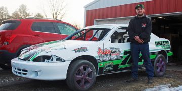 Austin Fedder is taking his small car to a very big stage.