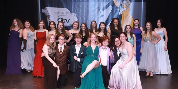 “Past Meets Present:  A CAHS Revue” - Row 1:  Maizy Hoover, Ty Tkacik, Daulton Richards, Emma Crittenden, Michael Daniel, Nick McKeown and Jorja Fleming.  
Row 2:  Madison Sheeder, Emily Smeal, Jordan Turner, Marina Garrison, Kristina Buchwitz, Nevaeh Conner, Breanne Spencer, Desaray Cossar, Sandy McCracken, Jaiden Weber, Natalie VonGunden, Alaina Anderson, Megan McCracken and Liz Mileski.  
(Provided photo)