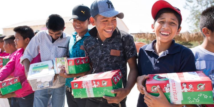 More than 12.5 million children in Mexico have received a shoebox gift as a tangible expression of God’s love. (Photo courtesy of Samaritan’s Purse)