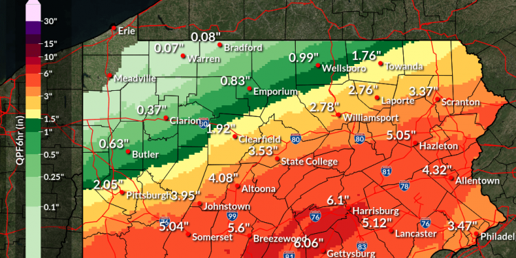 Courtesy of National Weather Service – State College