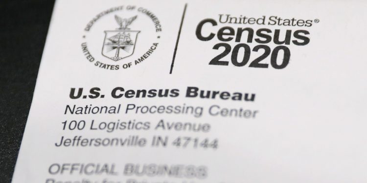 A Census 2020 envelope is pictured in Philadelphia on Thursday, March 12, 2020. As is customary every ten years, U.S. Census questionnaires have been mailed out to the country's households.

TIM TAI / Philadelphia Inquirer