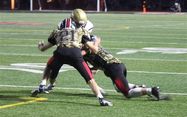 The Bison defense made a major impact on the visiting Bald Eagles.