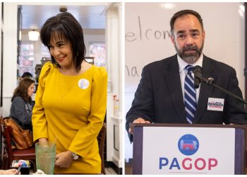 The candidates in the 2021 Pa. Supreme Court race, Democrat Maria McLaughlin (left) and Republican Kevin Brobson, have raised more than $6 million this year.  Tyger Williams / Philadelphia Inquirer