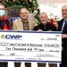 CWP presented a check for $10,000 on Wednesday to the James E. Van Zandt VA Medical Center in Altoona. Pictured from left to right are John Clay, VA Administrator, Joel Peterson - Owner CWP, Tom Marasco - CWP Representative and Keith Dusch of the CWP.