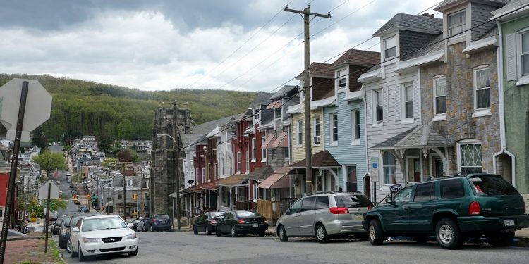 Berks County is the first in Pennsylvania forced to turn renters away from a relief program. Reading, the county seat, has long had one of the highest eviction rates in the state.

Matt Smith / For Spotlight PA